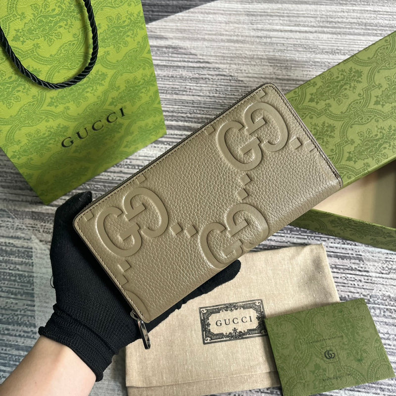 Carteira Modelo Gucci Jumbo GG com Zíper