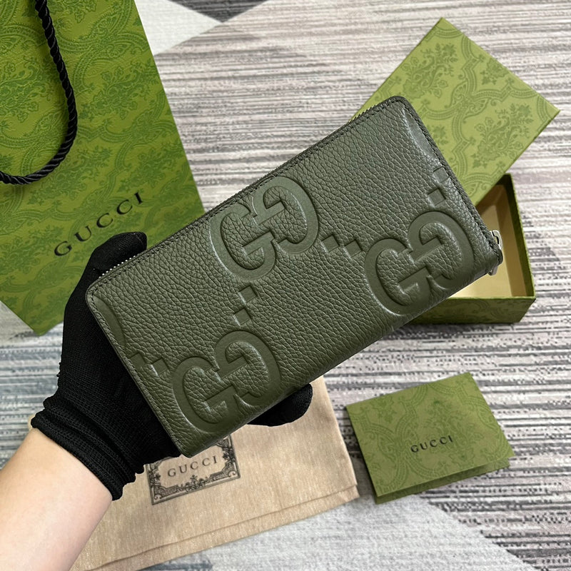 Carteira Modelo Gucci Jumbo GG com Zíper