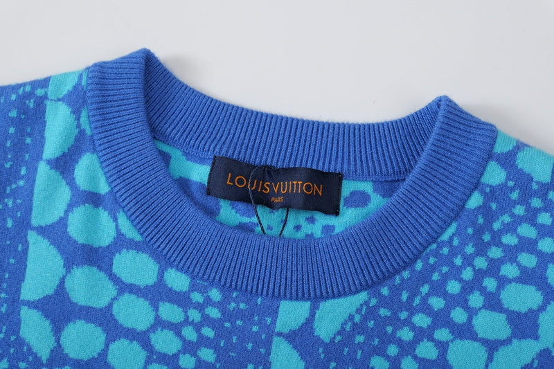 Camiseta Modelo LV x YK Suéter All Over Pumpkin