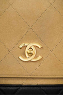 Bolsa Chanel Grande com Aba e Alça Superior