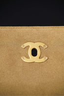 Bolsa Chanel Grande com Aba e Alça Superior