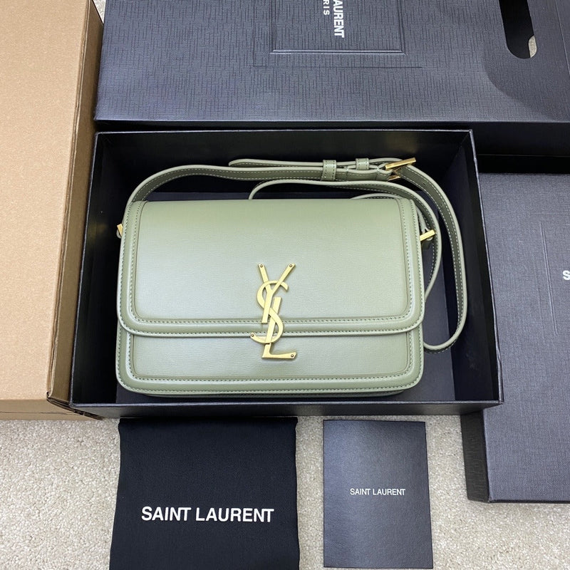 Bolsa Modelo Yves Saint Laurent São Loureiro Couro com Logotipo