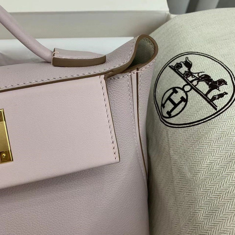 Bolsa Modelo  Hermès Mini 24/24 Mauve