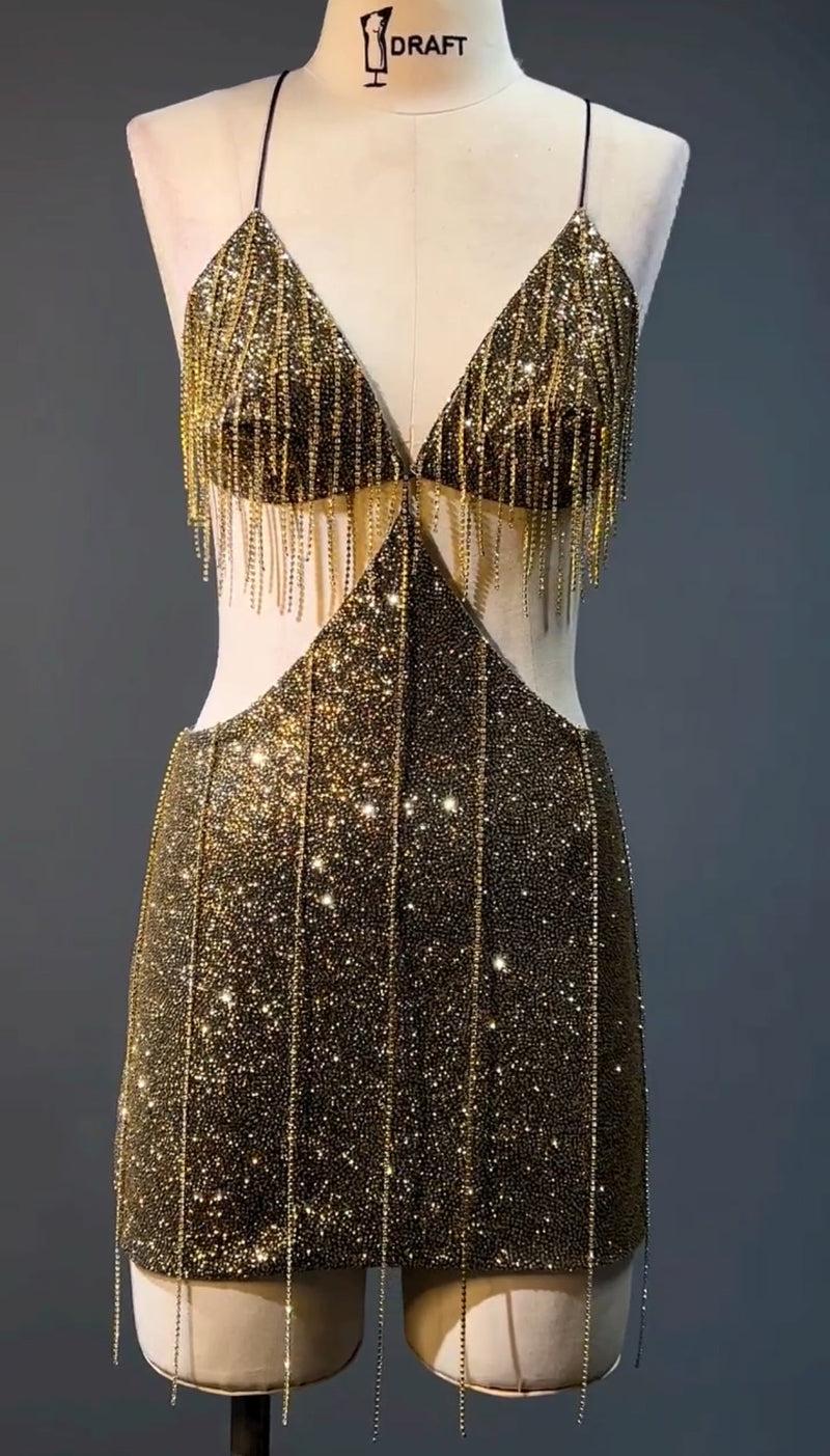 Vestido Diva Dourado