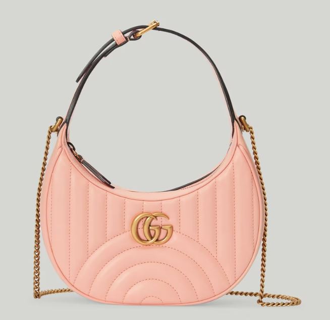 Bolsa Gucci Mini GG Marmont Meia Lua