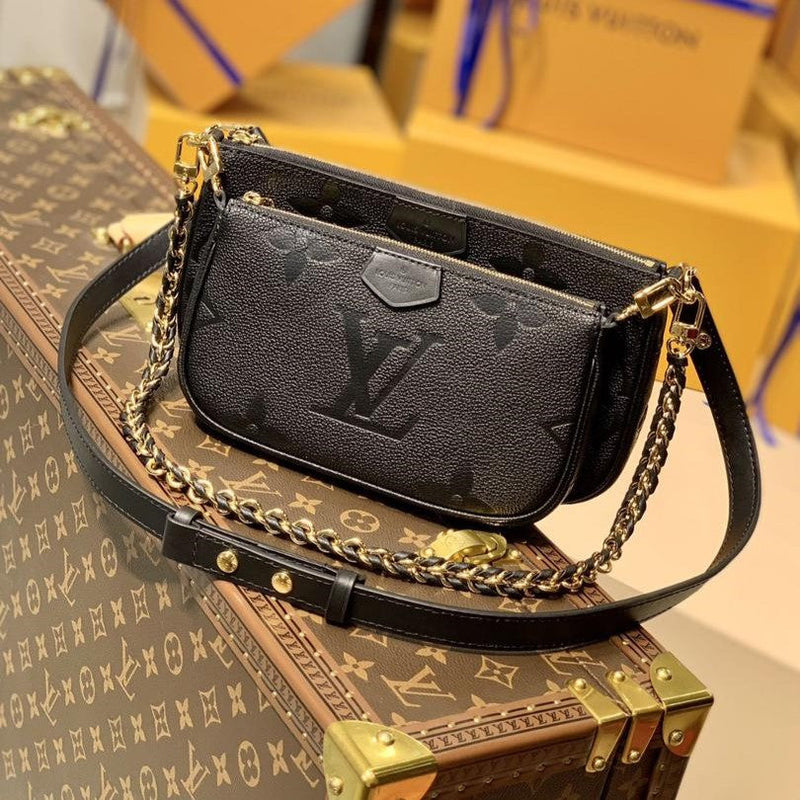 Bolsa Modelo Louis Vuitton Multi Pochette Em Monograma