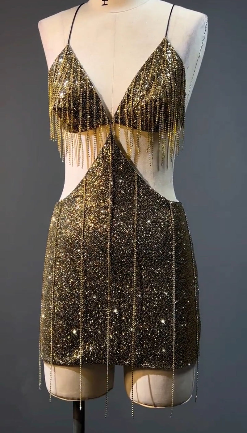 Vestido Diva Dourado