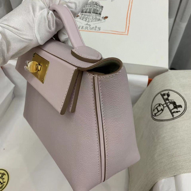 Bolsa Modelo  Hermès Mini 24/24 Mauve