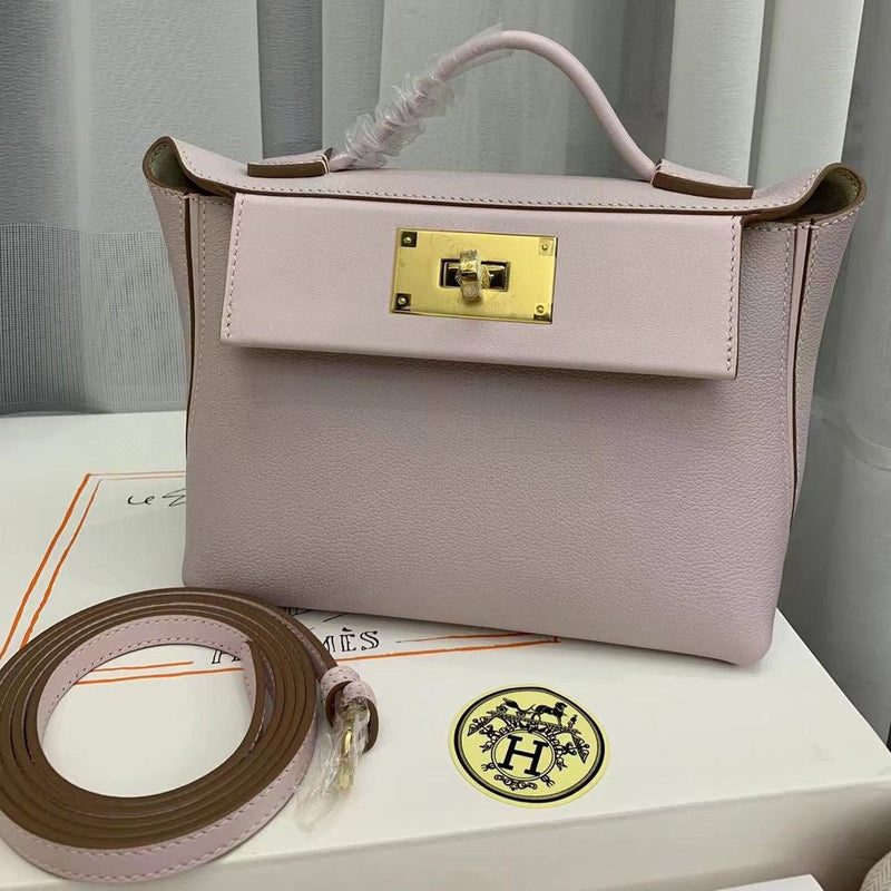 Bolsa Modelo  Hermès Mini 24/24 Mauve