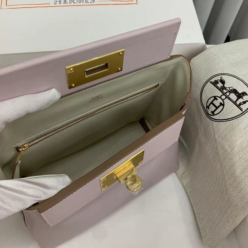 Bolsa Modelo  Hermès Mini 24/24 Mauve