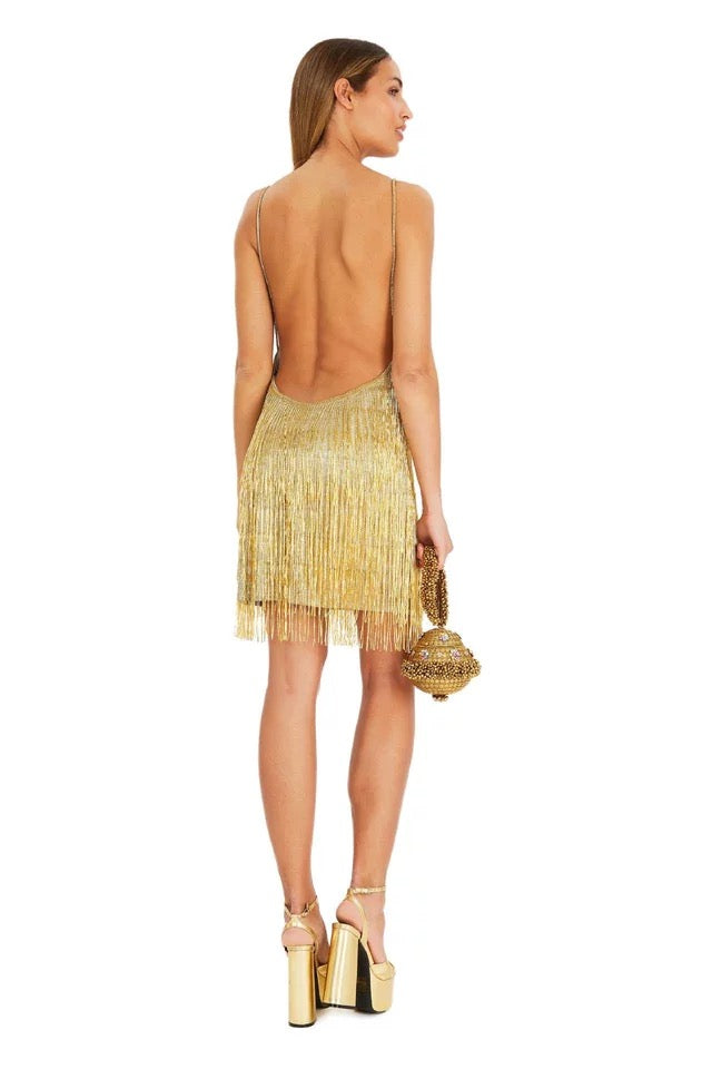 Vestido Adriana Dourado