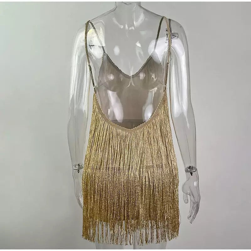 Vestido Adriana Dourado