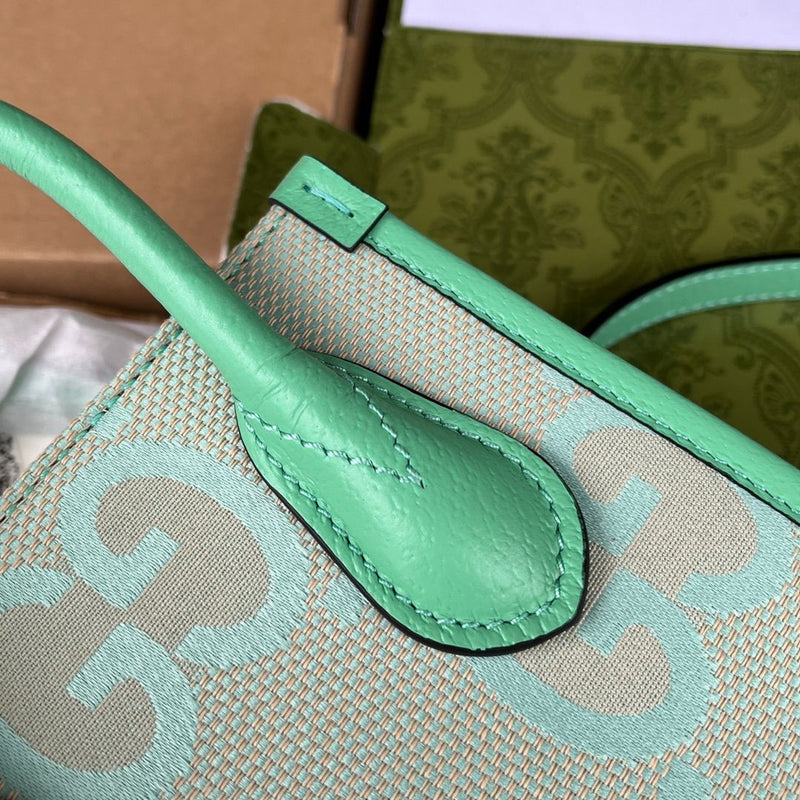 Bolsa Gucci Jumbo GG Mini Tote Bag Menta