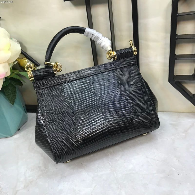 Bolsa Modelo Dolce & Gabanna Sicília Couro Iguana