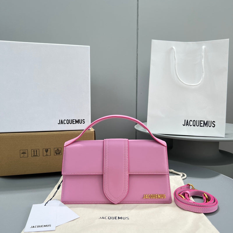 Bolsa Modelo Jacquemus Tote Le Grand Bambino de Couro