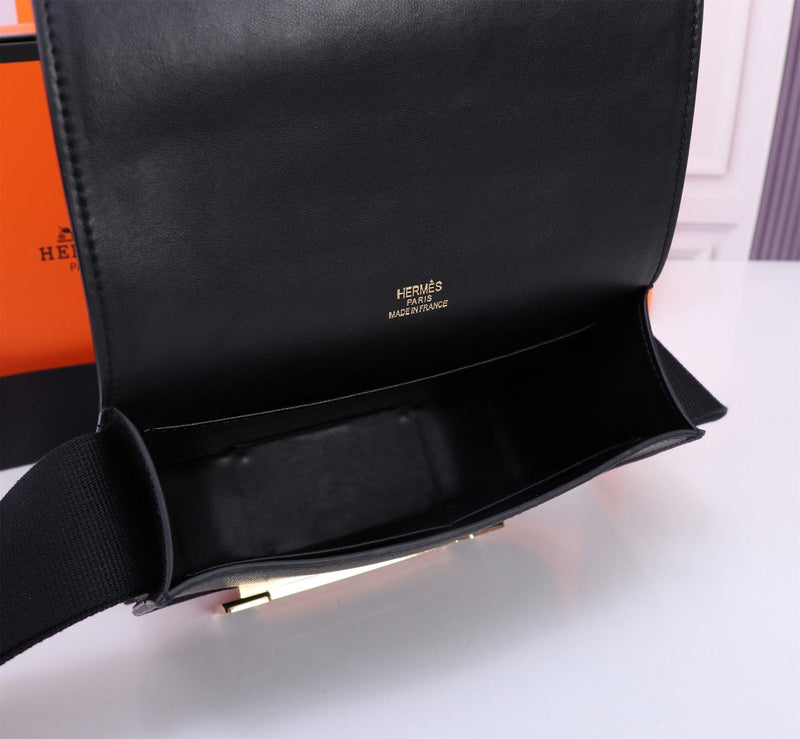 Bolsa Modelo Hérmes Chevre Mysore Geta Preto