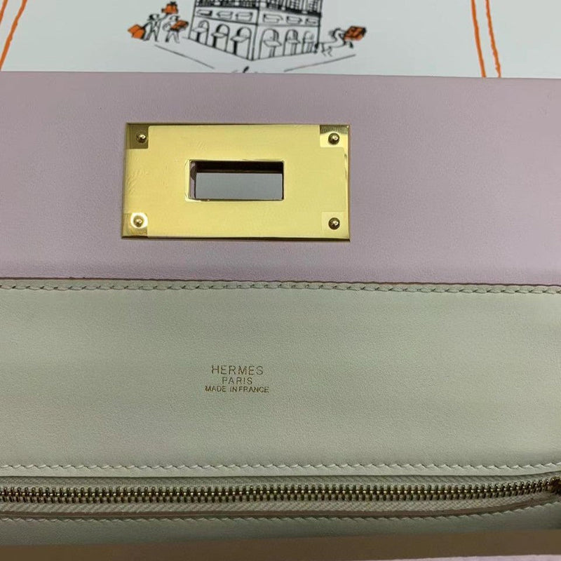 Bolsa Modelo  Hermès Mini 24/24 Mauve