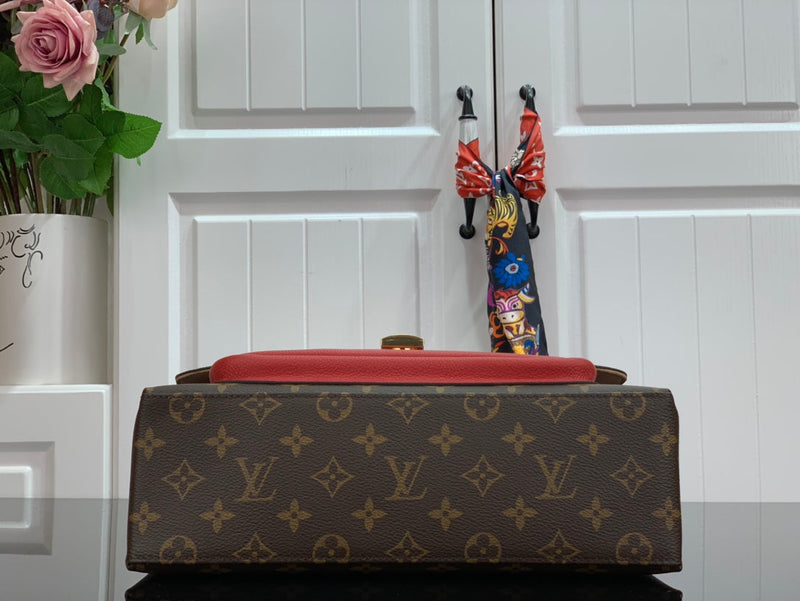 Bolsa Modelo Louis Vuitton Marignan Vermelha Italiana