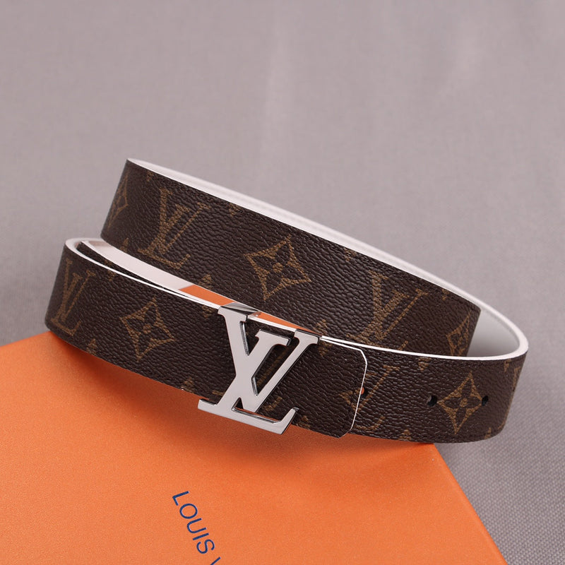 Cinto Modelo Louis Vuitton Reversível LV Initiales 30 mm