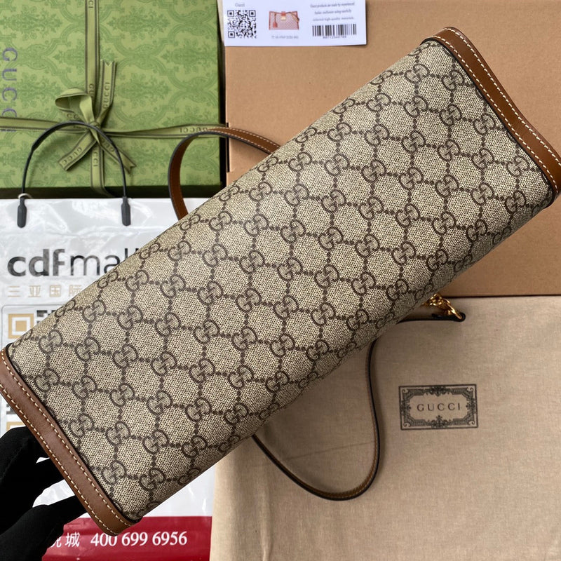 Bolsa Gucci Padlock GG de Ombro Média