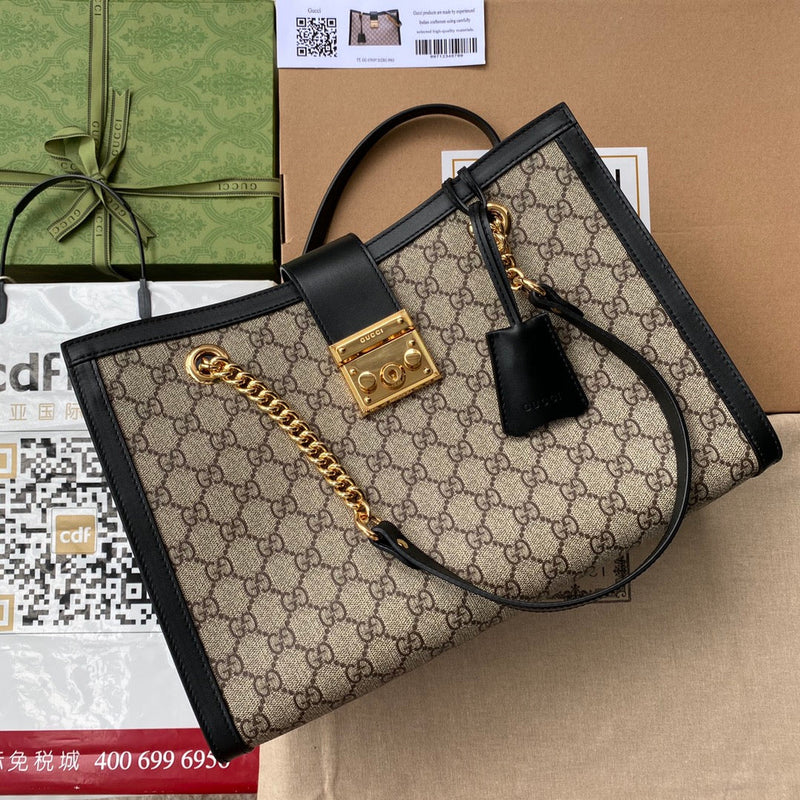 Bolsa Gucci Padlock GG de Ombro Média