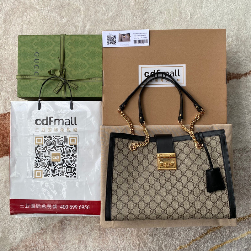 Bolsa Gucci Padlock GG de Ombro Média