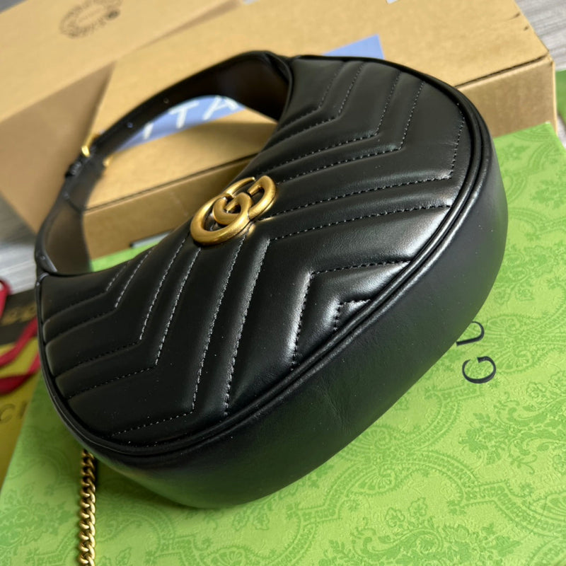 Bolsa Gucci Mini GG Marmont Meia Lua