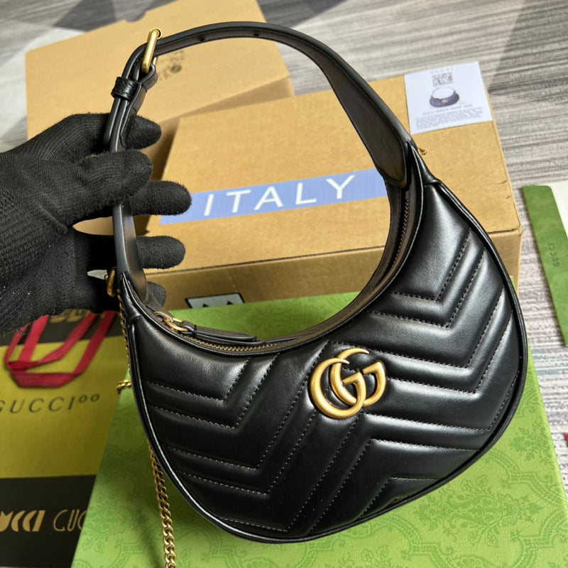 Bolsa Gucci Mini GG Marmont Meia Lua