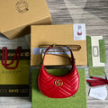 Bolsa Gucci Mini GG Marmont Meia Lua