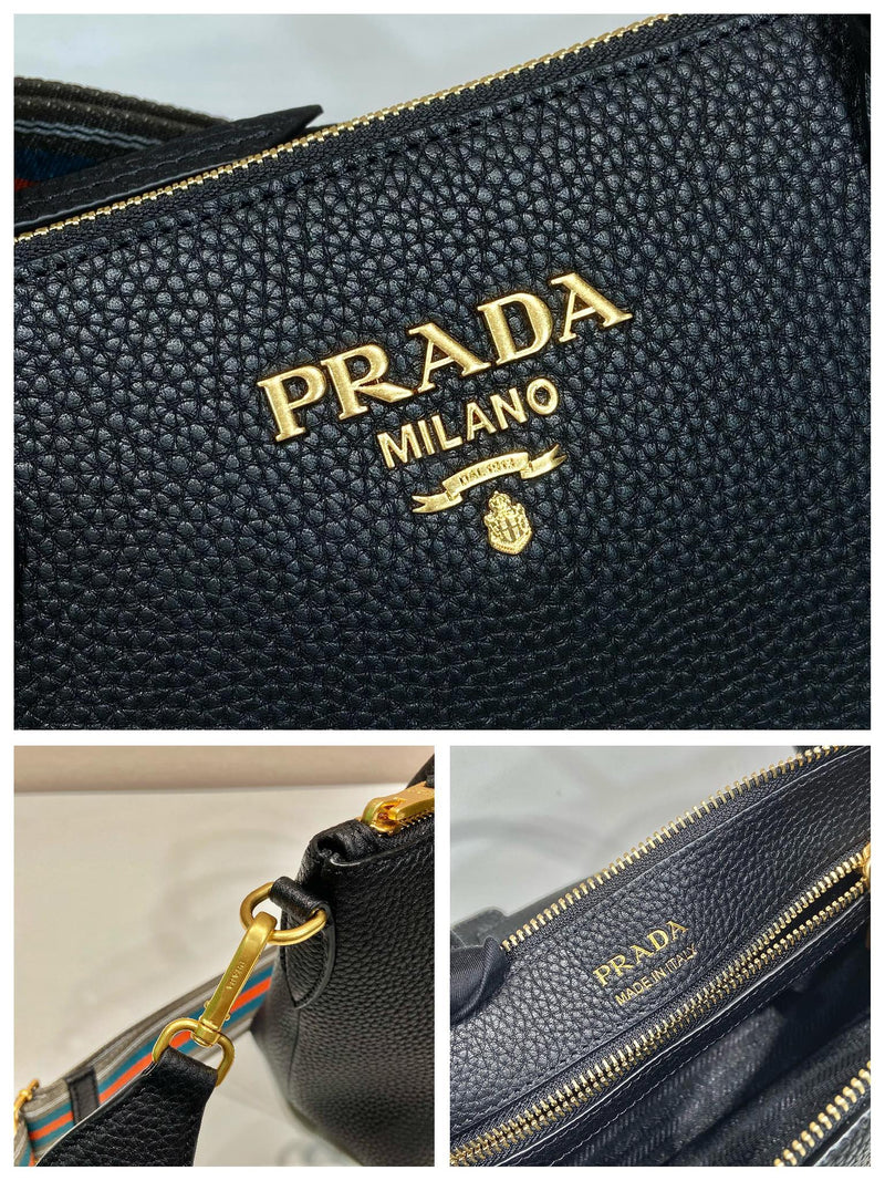 Bolsa Modelo Prada Daino Preta Italiana