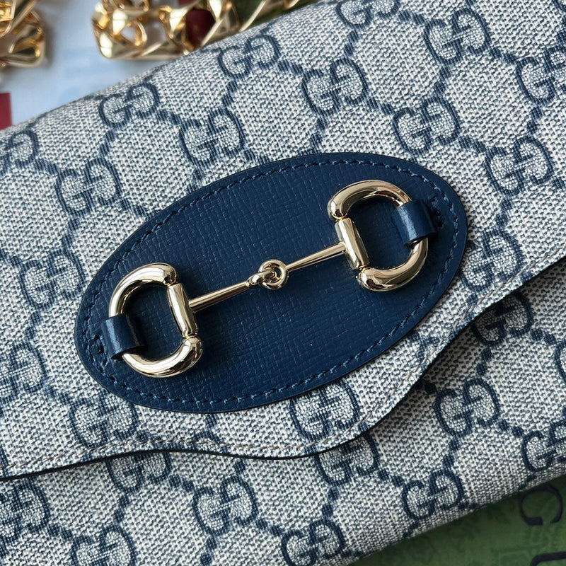 Bolsa Gucci Horsebit 1955 Mini Estampada