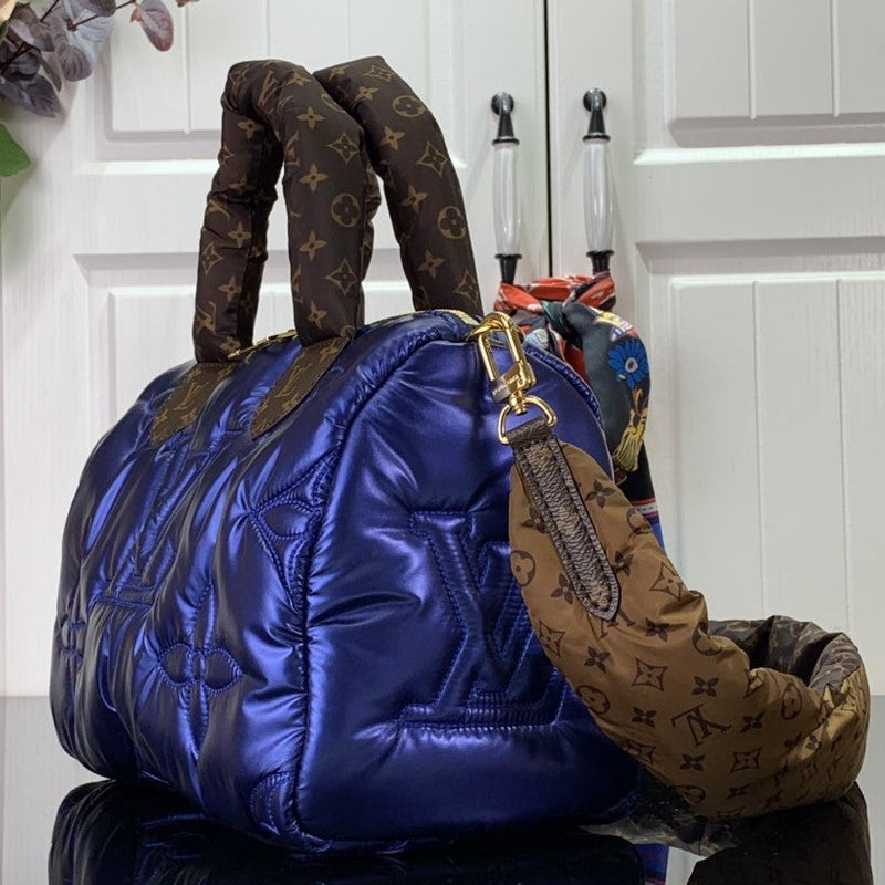 Bolsa Modelo Louis Vuitton Speedy Bandoulière 25 azul