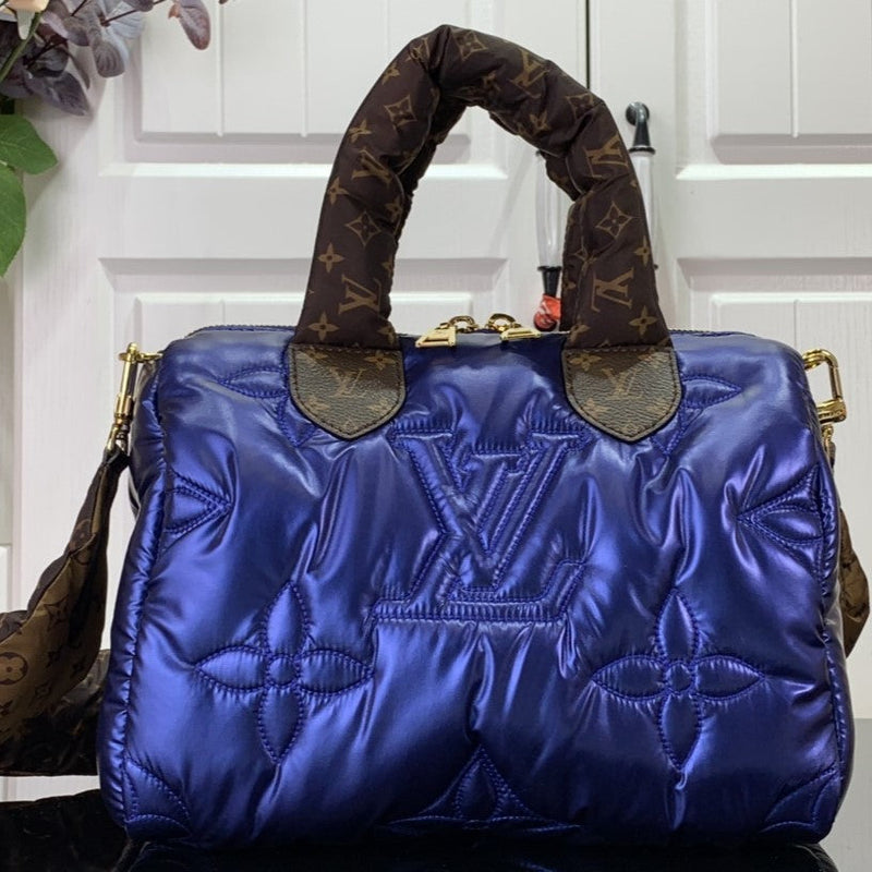 Bolsa Modelo Louis Vuitton Speedy Bandoulière 25 azul