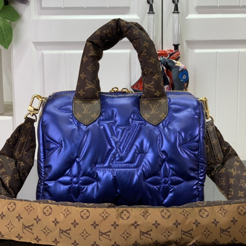 Bolsa Modelo Louis Vuitton Speedy Bandoulière 25 azul