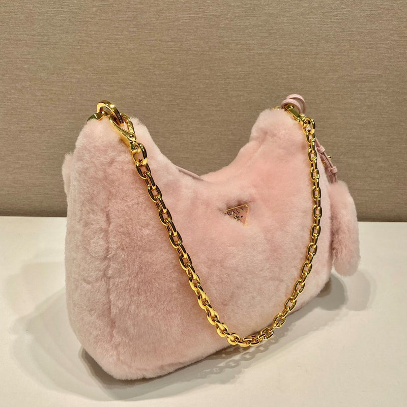 Mini Bolsa Modelo Prada Galleria em Pele de Carneiro