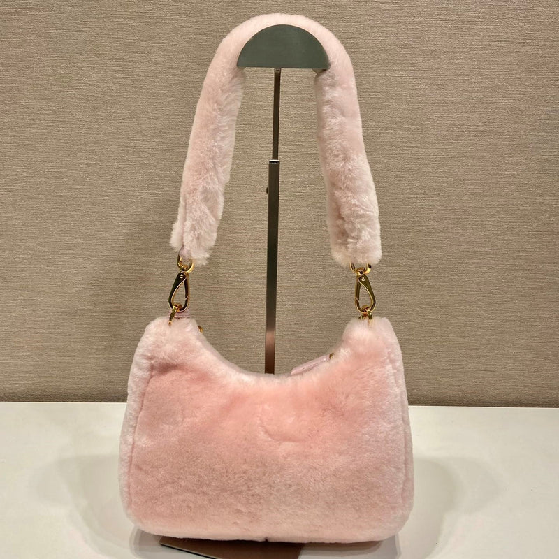 Mini Bolsa Modelo Prada Galleria em Pele de Carneiro