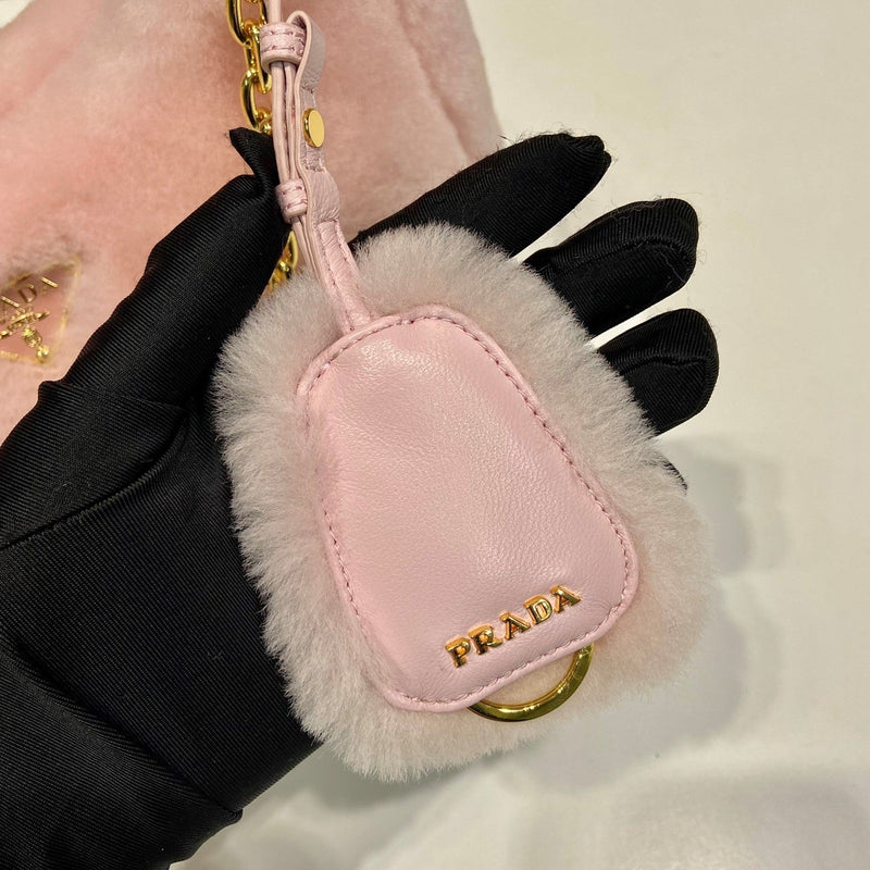 Mini Bolsa Modelo Prada Galleria em Pele de Carneiro