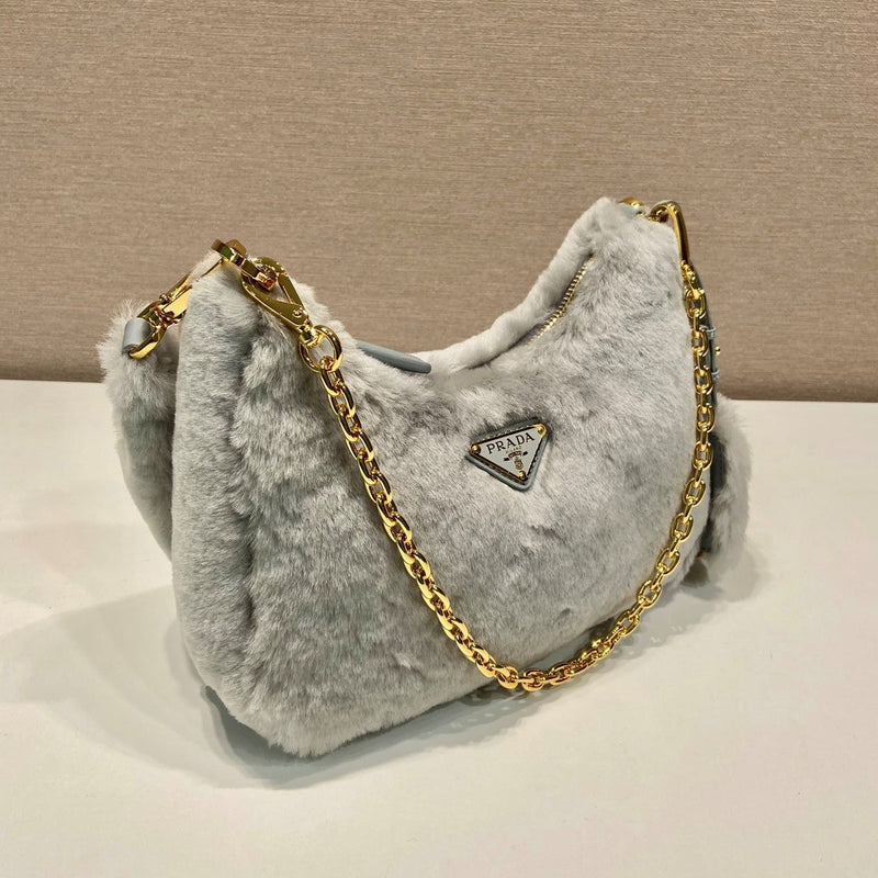 Mini Bolsa Modelo Prada Galleria em Pele de Carneiro