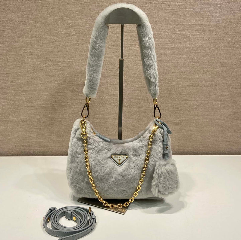 Mini Bolsa Modelo Prada Galleria em Pele de Carneiro