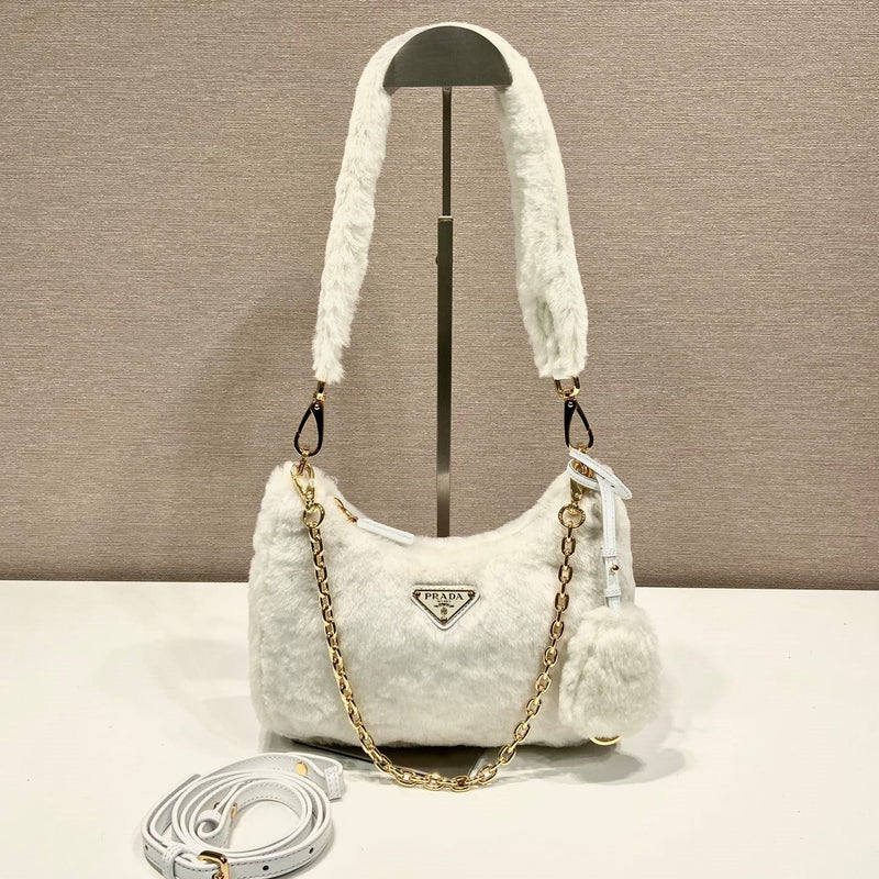 Mini Bolsa Modelo Prada Galleria em Pele de Carneiro