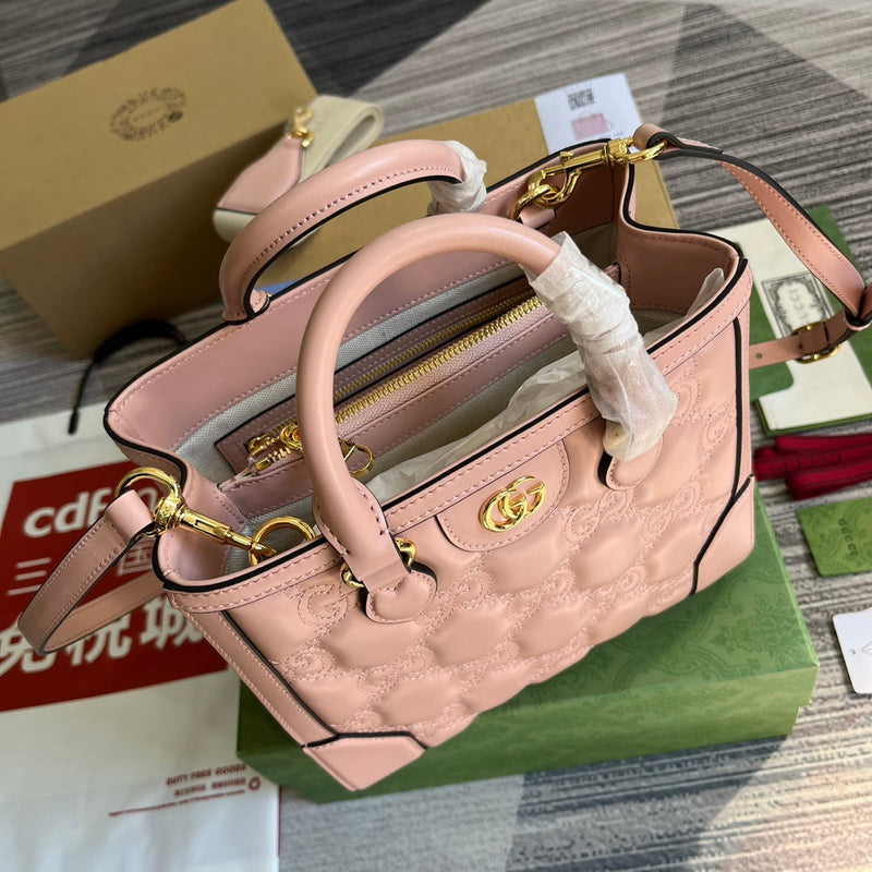 Bolsa Gucci GG matelassê Mini com Alça Superior