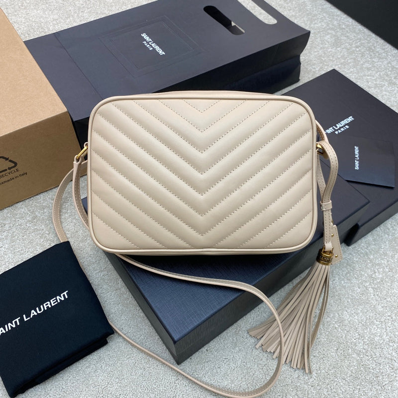 Bolsa Modelo Saint Laurent Tranvesal Lou Off White