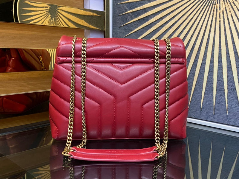 Bolsa Modelo Saint Laurent Tranvesal Lou Red