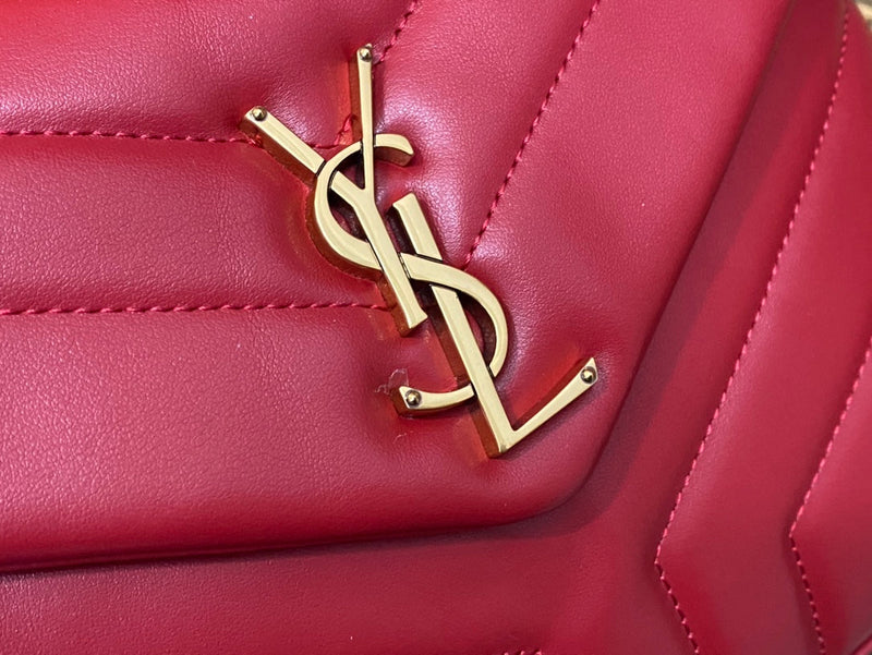 Bolsa Modelo Saint Laurent Tranvesal Lou Red