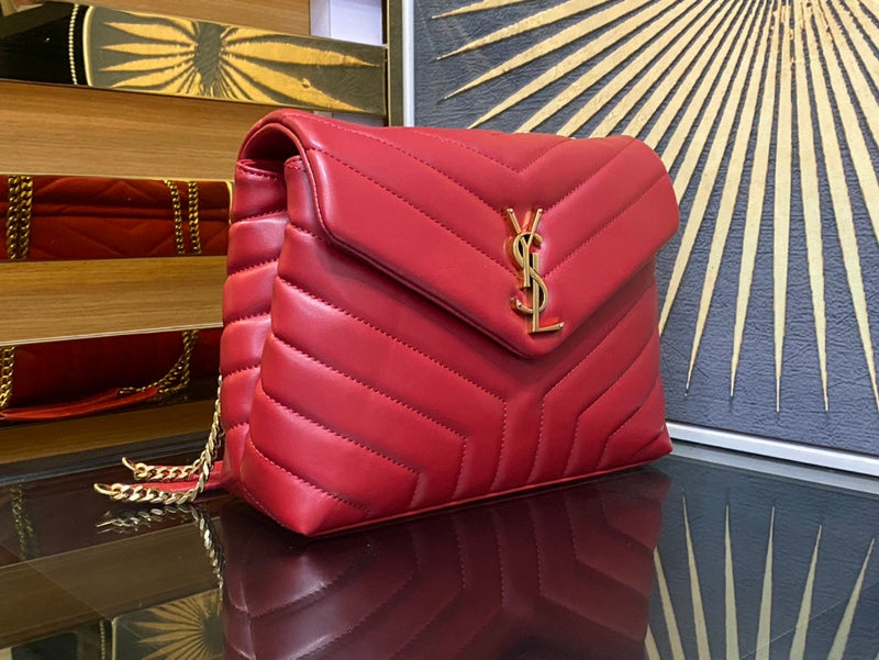 Bolsa Modelo Saint Laurent Tranvesal Lou Red