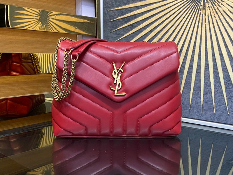 Bolsa Modelo Saint Laurent Tranvesal Lou Red