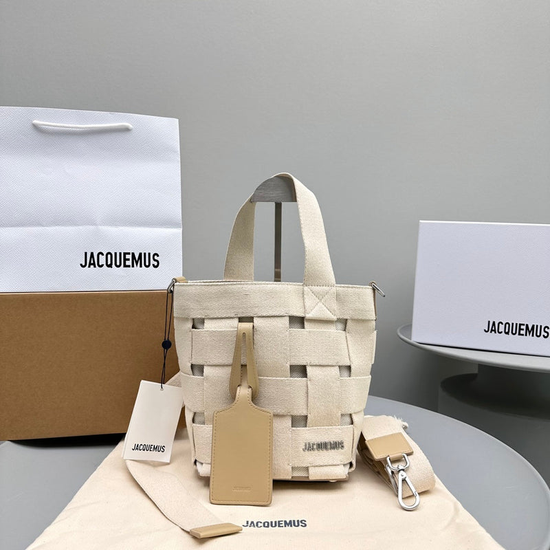 Bolsa Modelo Jacquemus Le seau Gros Grain