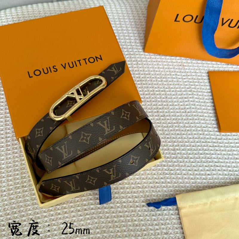 Cinto Modelo Lоuіѕ Vuіttоn Reversível My LV Chain 25 mm