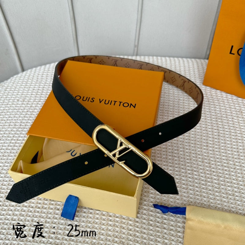 Cinto Modelo Lоuіѕ Vuіttоn Reversível My LV Chain 25 mm