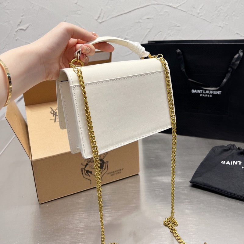 Bolsa Modelo Saint Laurent tiracolo Sunset média